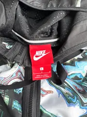 Vorschaubild 5 von Damen Anorak Jacke Kapuze Marble Print Gr. L Mehrfarbig Streetwear