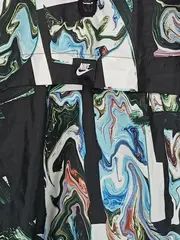 Vorschaubild 4 von Damen Anorak Jacke Kapuze Marble Print Gr. L Mehrfarbig Streetwear