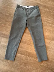 Vorschaubild 3 von Anzughose Herren Regular Fit Meliert Grau Wolle Business Gr. 46/S
