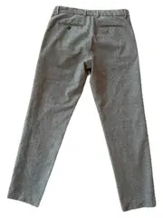 Vorschaubild 2 von Anzughose Herren Regular Fit Meliert Grau Wolle Business Gr. 46/S