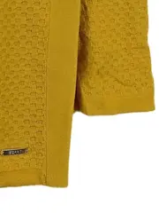 Vorschaubild 3 von Damen Pullover Baumwolle Struktur L Langarm Casual Herbst Winter Gelb