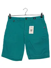 Vorschaubild 1 von Herren Chino Shorts Türkis Gr. 30 Baumwolle