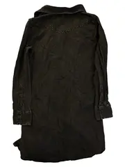 Vorschaubild 5 von Damen Jeanskleid Midikleid Grau Pailletten Knopfleiste Gr. M