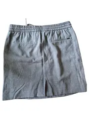 Vorschaubild 4 von Damen Rock Gr. 38/M Grau Meliert Kordelzug Wolle Mix