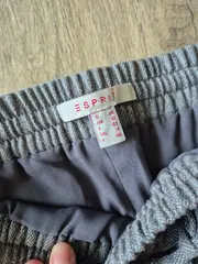 Vorschaubild 5 von Damen Rock Gr. 38/M Grau Meliert Kordelzug Wolle Mix