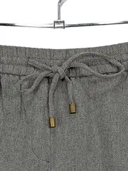 Vorschaubild 2 von Damen Rock Gr. 38/M Grau Meliert Kordelzug Wolle Mix