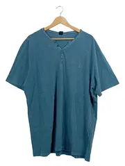 Vorschaubild 1 von Herren Henley Shirt T-Shirt Gr. 3XL Petrol Blau Baumwolle