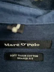 Vorschaubild 9 von Langarm Poloshirt Herren Gr. 42/XL Blau Baumwolle