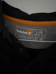 Vorschaubild 5 von Herren Poloshirt Schwarz Gr. L Bio-Baumwolle Regular Fit