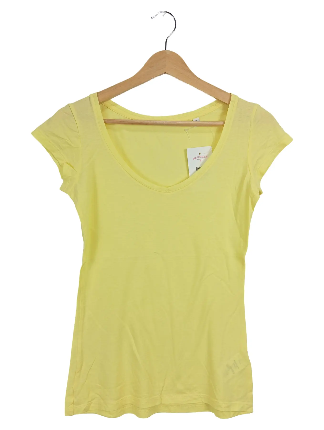 STANLEY/STELLA Damen T-Shirt Basic Kurzarm 100% Baumwolle Gelb Gr. S