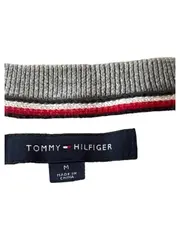 Vorschaubild 3 von Pullover Herren Gr. M V-Ausschnitt Grau Baumwolle