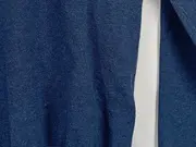 Vorschaubild 3 von Damen Pullover Langarm Meliert Blau Baumwolle Gr. M