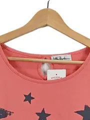 Vorschaubild 4 von Damen T-Shirt 3/4 Arm Sterne Schriftzug Rosa Gr. 46 3XL