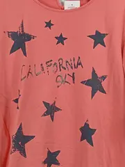 Vorschaubild 3 von Damen T-Shirt 3/4 Arm Sterne Schriftzug Rosa Gr. 46 3XL