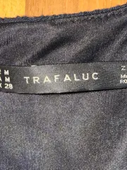 Vorschaubild 4 von A-Linien Kleid Damen Gr. 38 M Schwarz Cocktailkleid Festlich Baumwolle