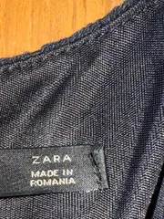 Vorschaubild 5 von A-Linien Kleid Damen Gr. 38 M Schwarz Cocktailkleid Festlich Baumwolle
