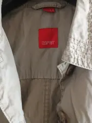 Vorschaubild 10 von Damen Jacke Übergangsjacke Gr. 38 M Beige Baumwolle Casual Freizeit