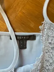 Vorschaubild 4 von Damen Top Spitze Träger Hellblau Gr. 36 S Feminin Elegant