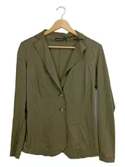 Vorschaubild 1 von Damen Blazer Baumwolle Gr. 38 M Oliv Casual Frühjahr Sommer
