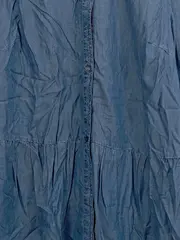 Vorschaubild 3 von GOLDNER Jeanskleid Damen Lyocell Midikleid Hemdblusenkleid Blau 46