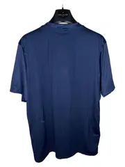 Vorschaubild 2 von Herren T-Shirt Sport Kurzarm Logo Blau XXL Polyester