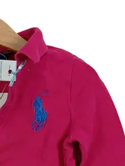 Vorschaubild 4 von Poloshirt Kinder Langarm Pink Gr. 92/2 Baumwolle Logo Casual