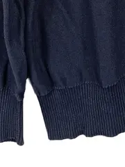 Vorschaubild 4 von Herren Pullover Langarm Gr. XXL Blau Baumwolle Henley Casual Basic