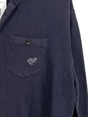 Vorschaubild 3 von Herren Pullover Langarm Gr. XXL Blau Baumwolle Henley Casual Basic