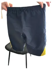 Vorschaubild 4 von Kinder Shorts Sporthose Gr. 110 Blau Gelb Jogginghose
