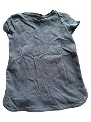 Vorschaubild 2 von Kinder T-Shirt Gr. 110 Baumwolle Tiermotiv Pailletten Blau Kurzarm