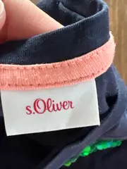 Vorschaubild 7 von Kinder T-Shirt Gr. 110 Baumwolle Tiermotiv Pailletten Blau Kurzarm