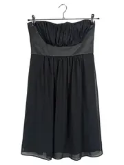 Vorschaubild 1 von Damen Cocktailkleid trägerlos schwarz Gr. 38 festlich elegant