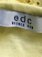 Vorschaubild 5 von Damen Top Gr. 36/S Gelb Rüschen Lochstickerei Baumwolle