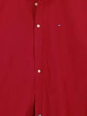 Vorschaubild 4 von Hemd Herren Gr. S Rot Langarm Freizeithemd Baumwolle