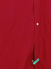 Vorschaubild 5 von Hemd Herren Gr. S Rot Langarm Freizeithemd Baumwolle