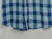 Vorschaubild 4 von Herren Freizeithemd Kurzarm Kariert Blau Baumwolle Gr. XL