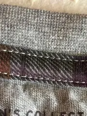 Vorschaubild 2 von Herren T-Shirt Gr. 50/L Grau Meliert Basic Baumwolle Kurzarm