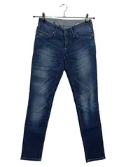 Vorschaubild 1 von Damen Jeans Slim Fit W25 L31 Blau Stretch Denim