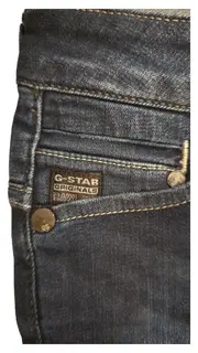 Vorschaubild 2 von Damen Jeans Slim Fit W25 L31 Blau Stretch Denim