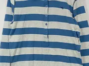Vorschaubild 3 von Langarmshirt Damen Gestreift Baumwolle Gr. 38 M Blau Freizeit