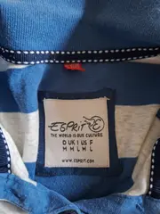 Vorschaubild 4 von Langarmshirt Damen Gestreift Baumwolle Gr. 38 M Blau Freizeit