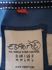 Vorschaubild 5 von Langarmshirt Damen Gestreift Baumwolle Gr. 38 M Blau Freizeit