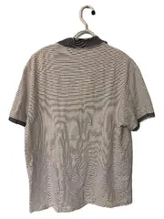 Vorschaubild 2 von Herren Poloshirt Gr. XL gestreift weiß blau Regular Fit