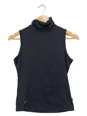 Vorschaubild 1 von Damen Rollkragen Top Unterhemd Ärmellos Schwarz Gr. S