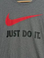 Vorschaubild 2 von Herren Sport T-Shirt Just Do It Swoosh Grau Gr. 2XL Baumwolle