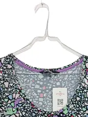 Vorschaubild 2 von Damen T-Shirt Gr. 50/52 Mosaik Muster Mehrfarbig Kurzarm