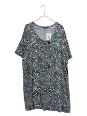 Vorschaubild 1 von Damen T-Shirt Gr. 50/52 Mosaik Muster Mehrfarbig Kurzarm