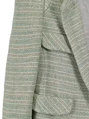 Vorschaubild 3 von Woman Damen Blazer Tweed Jacke Gr. M/38 Mint Grün Glitzer