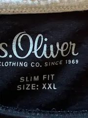 Vorschaubild 4 von Herren T-Shirt Schwarz Gr. XXL Slim Fit Print Baumwolle