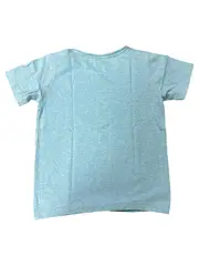 Vorschaubild 2 von Kinder T-Shirt Grafik Kurzarm Baumwolle Türkis Gr. 116